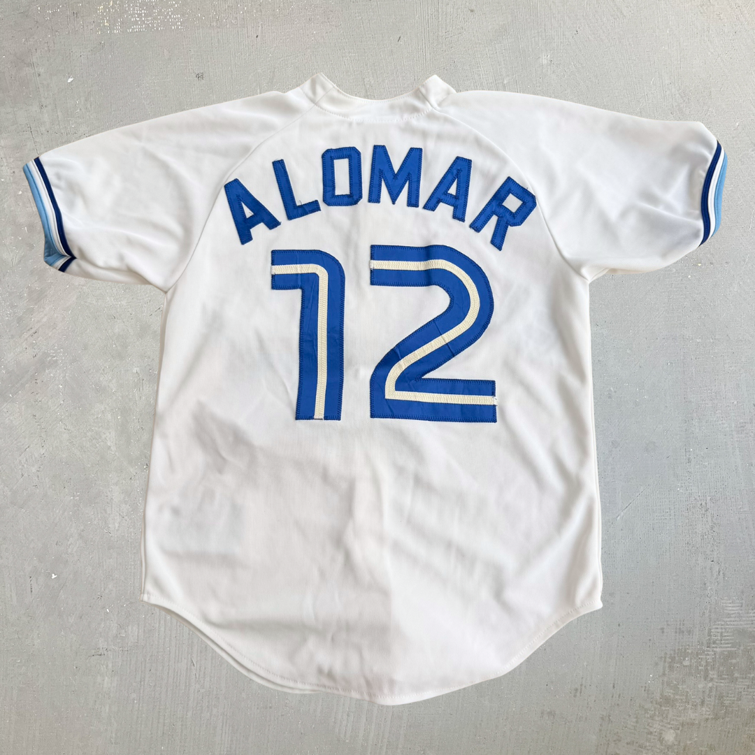 J- Vintage Toronto Blue Jays Roberto Alomar MLB CCM Baseball Jersey - S