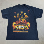J- Vintage '11 Kiss The Hottest Show On Earth Tour Graphic Tee - XL