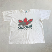 J- Vintage 90s Adidas Equipment Graphic Single Stitch Tee - L