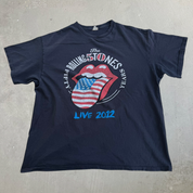 J- Vintage '12 The Rolling Stones Fifty Years Tour Graphic Tee - XL
