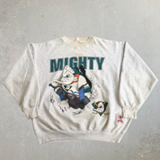 J- Vintage Anaheim Mighty Ducks NHL Nutmeg Graphic Crewneck - XL