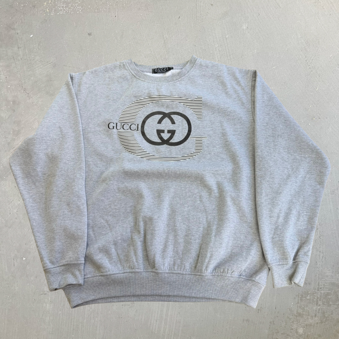 J- Bootleg Gucci Graphic Crewneck - XL