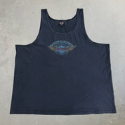 Vintage '95 Harley Davidson Annapolis Maryland Graphic Made In USA Tank Top - XL