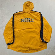 Vintage Y2K Nike Embroidered Swoosh Quarter Zip Anorak Pullover Lightweight Jacket - 2XL