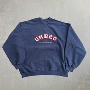 J- Vintage Umbro Embroidered Logo Text Crewneck - M