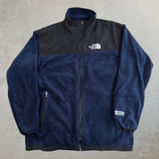 Vintage 90s The North Face Denali Gore Windstopper Navy Polar Fleece Jacket - XL