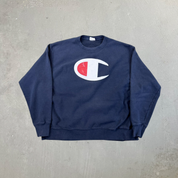F- Vintage Champion Reverse Weave Graphic Logo Crewneck