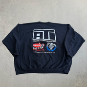 J- Vintage NHRA Drag Racing Black Magic Graphic Crewneck - 3XL