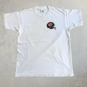 J- Vintage '93 Ottawa Rough Riders CFL Old Logo & Graphic Single Stitch Tee - L