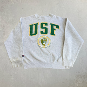J- Vintage University Of San Francisco Crest Jansport Made In USA Crewneck - M