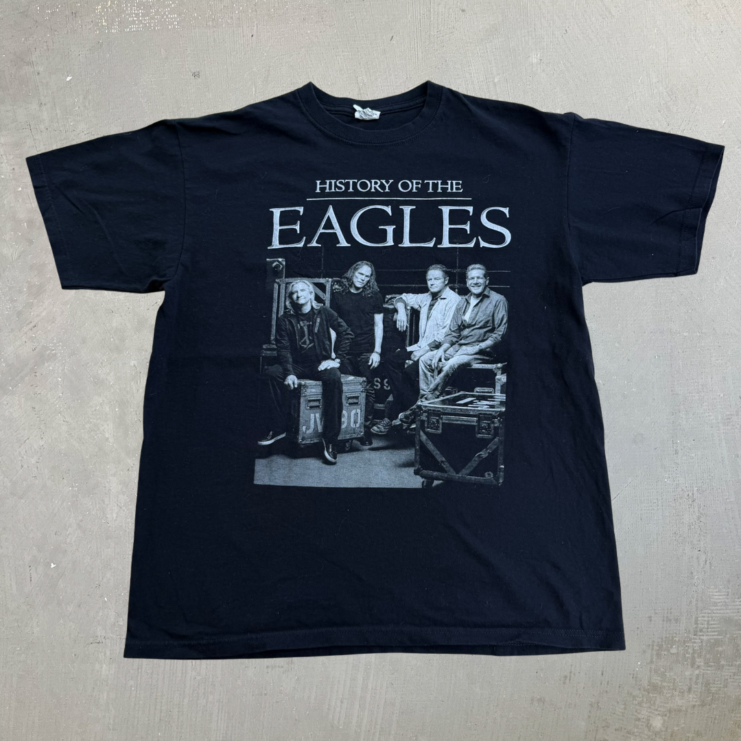 J- Vintage '13 The History Of The Eagles Tour Picture Tee - L