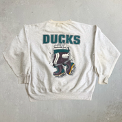 J- Vintage Anaheim Mighty Ducks NHL Nutmeg Graphic Crewneck - XL