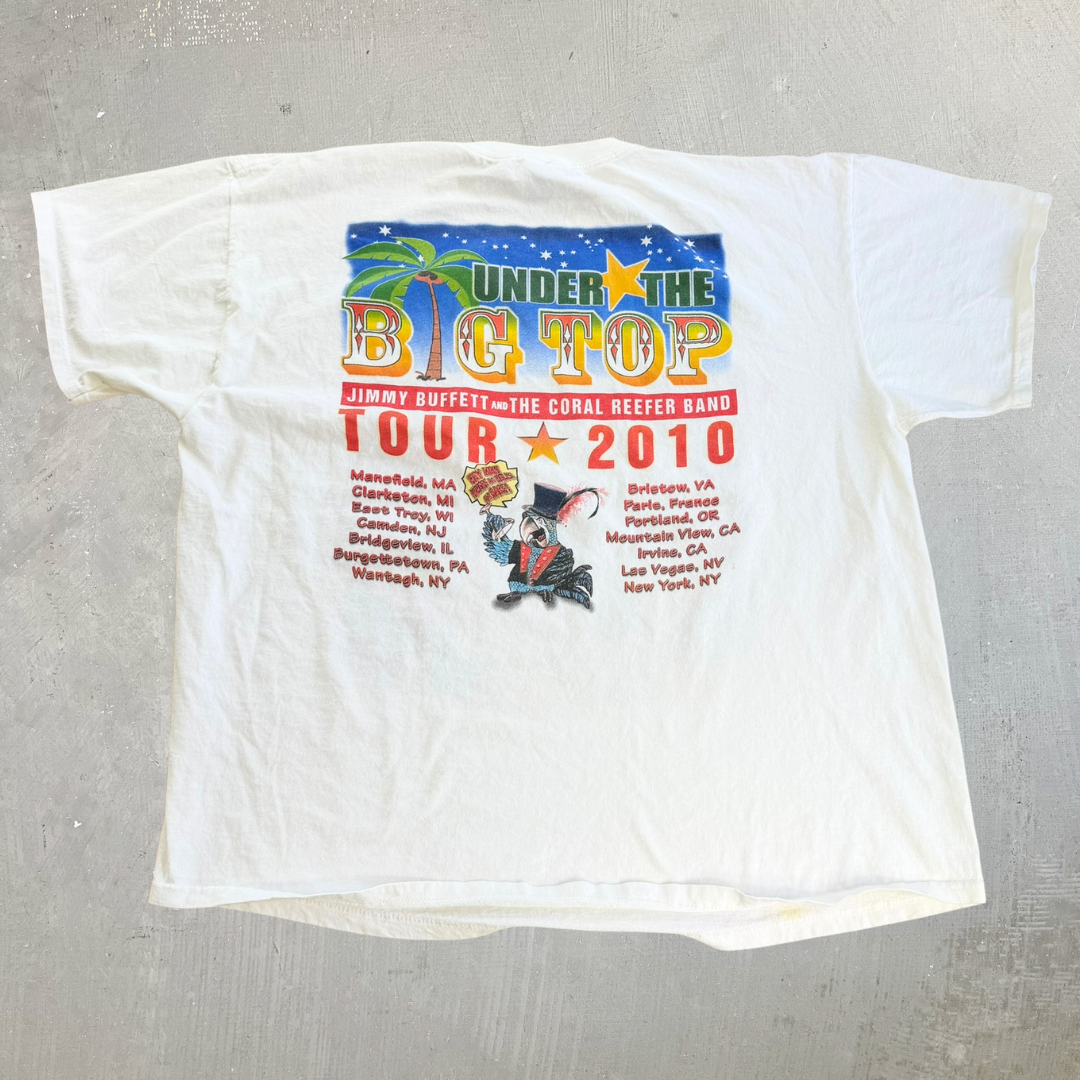 J- Vintage '10 Jimmy Buffet Summer Tour Graphic Tee - 2XL