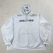 J- Vintage Chicago Bears NFL Reebok Text Hoodie - XL