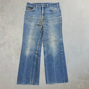 J- Vintage ‘86 Levi’s Orange Tab Made In USA Fleece Lined Straight Leg Jeans - 34x28.5