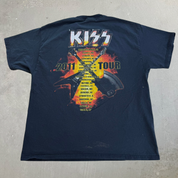 J- Vintage '11 Kiss The Hottest Show On Earth Tour Graphic Tee - XL