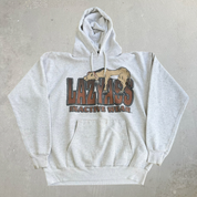 Vintage 90s Lazy Ass Inactive Wear Graphic Hanes Comfortblend Hoodie - L