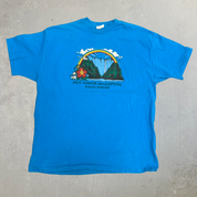 J- Vintage Jack Harter Helicopters Hawaii Made In USA Single Stitch Tee - XL