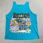 J- Vintage '94 Ron John Surf Shop Spring Break Cocoa Beach Fla Graphic Tank Top - L