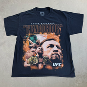 J- UFC Connor McGregor The Notorious Picture Graphic Tee - M