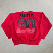 Vintage '93 Calgary Stampeders Doug Flutie CFL Text & Logo Made In Canada Crewneck - XL