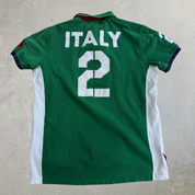 J- Vintage Polo Ralph Lauren Italy Short Sleeve Rugby Shirt - L