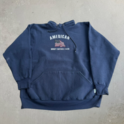 J- Vintage 90s Kellsport American Rugby Football Club Graphic Made In USA Crewneck - 2XL
