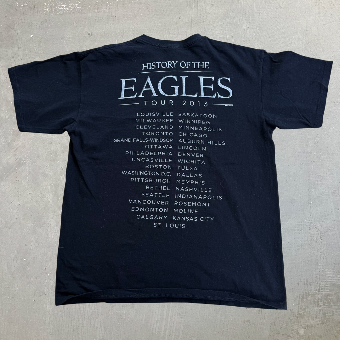 J- Vintage '13 The History Of The Eagles Tour Picture Tee - L