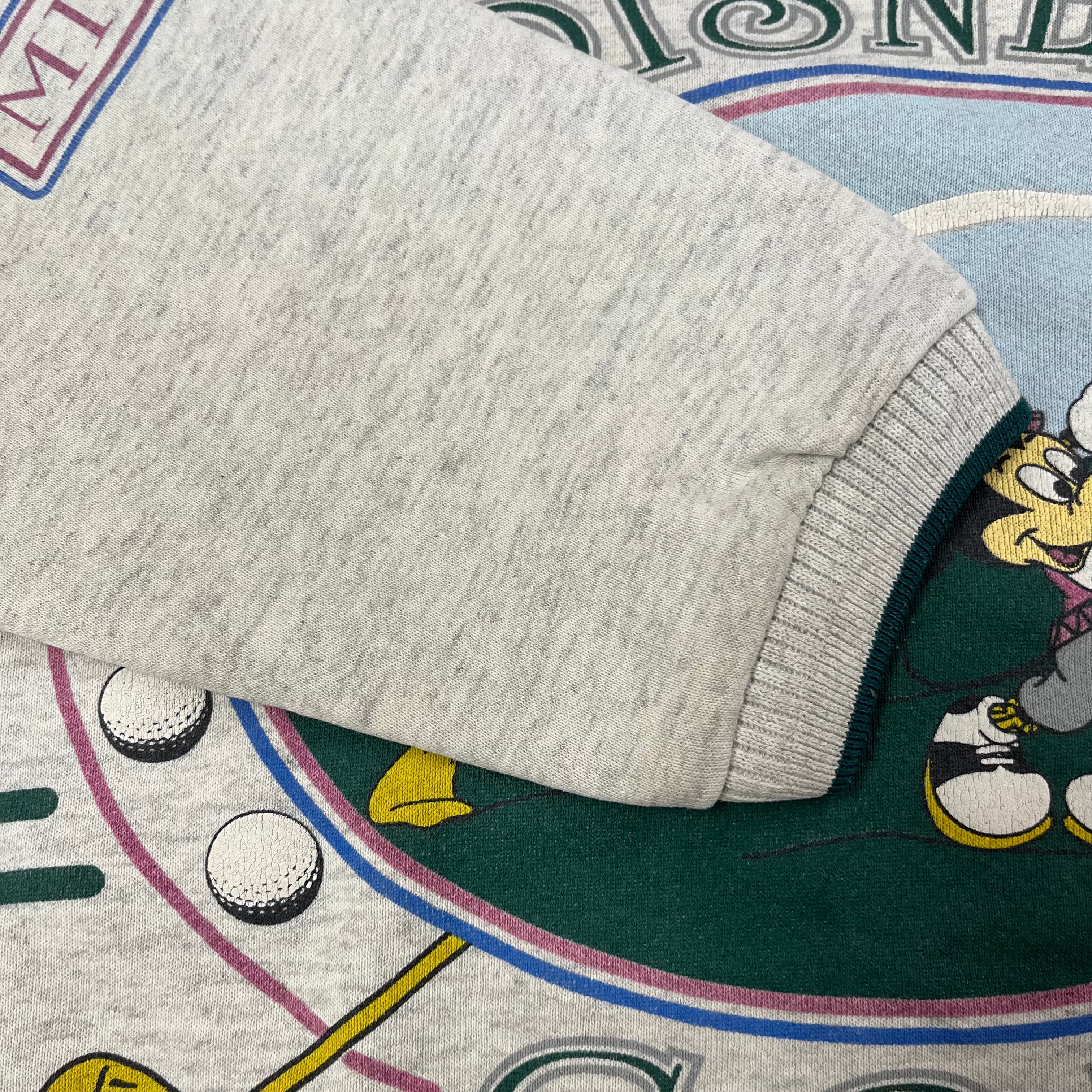F- Vintage Disney Pro Mickey Disney Golf Tournament Graphic Crewneck