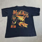 J- Vintage 90s 57 Chevy Bel Air Car Graphic Tee - 2XL