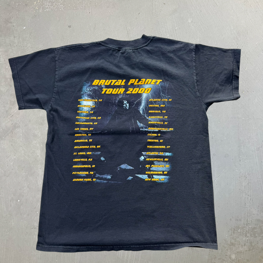 J- Vintage '00 Alice Cooper Brutal Planet Tour Picture Tee - L