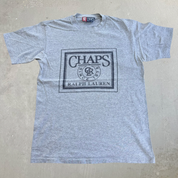 J- Vintage Ralph Lauren Chaps Text Graphic Tee - S