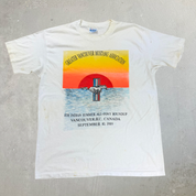 J- Vintage '89 Greater Vancouver Mustang Association Graphic Made In USA Single Stitch Tee - XL