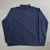 J- Polo RL Embroidered Logo Quarter Zip Crewneck - 2XL