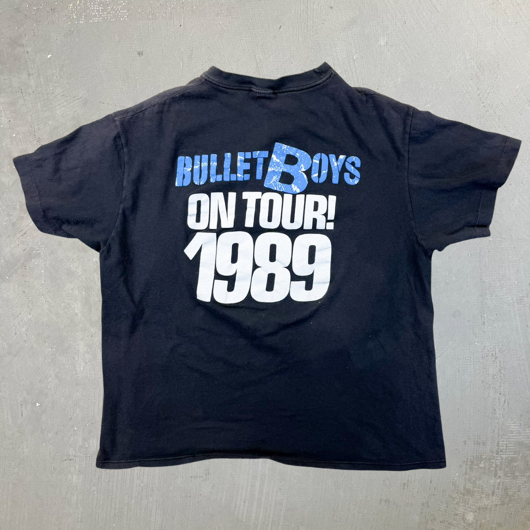 F- Vintage '89 Bullet Boys Picture Tour Made In USA Single Stitch Tee - XL