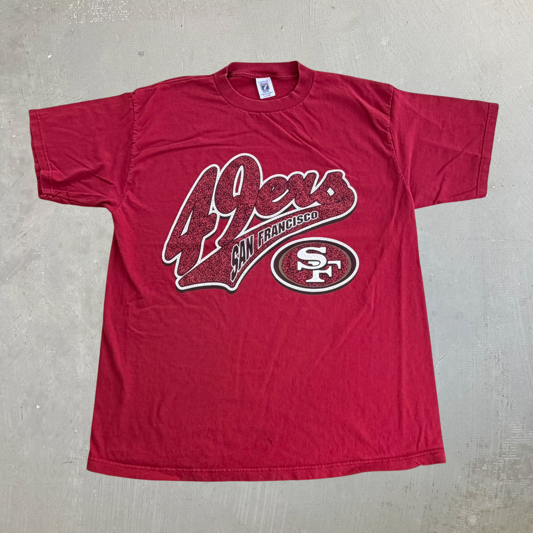 J- Vintage San Francisco 49ers NFL Logo 7 Graphic Logo Tee - XL