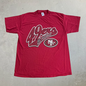 J- Vintage San Francisco 49ers NFL Logo 7 Graphic Logo Tee - XL