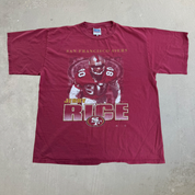 J- Vintage 90s San Francisco 49ers Jerry Rice NFL Picture Graphic Tee - XL