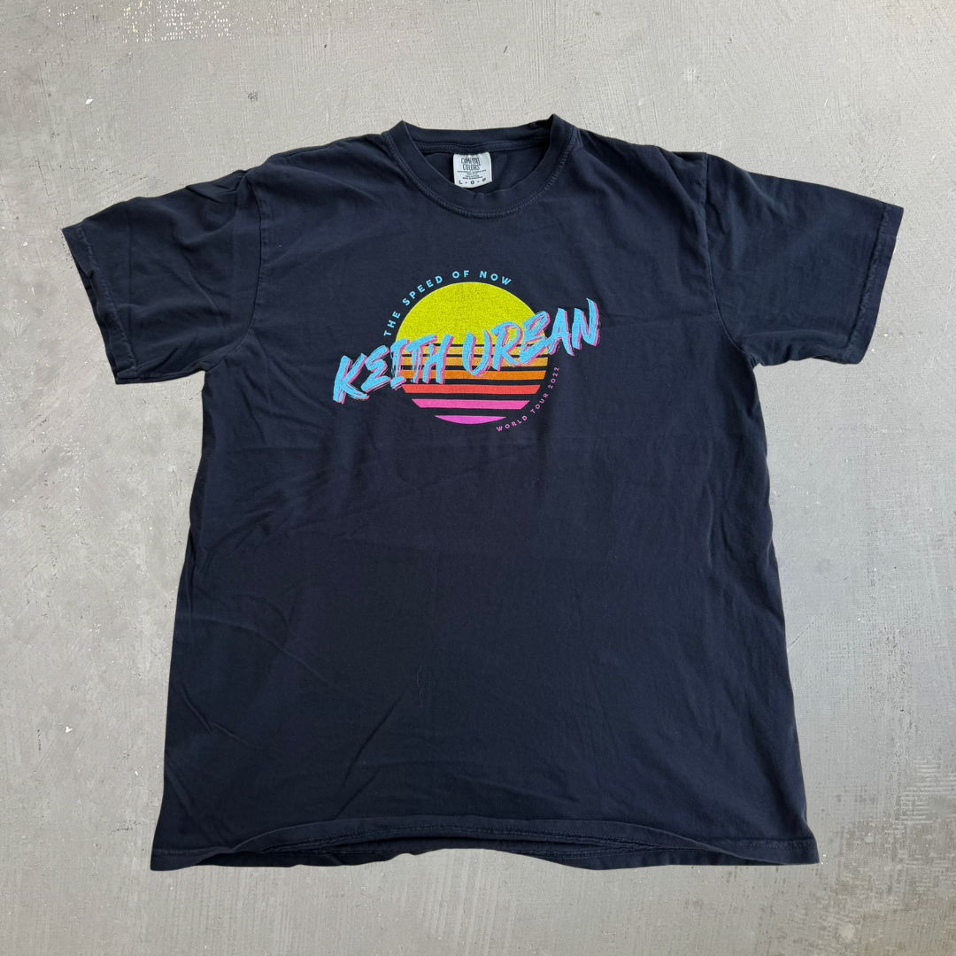 J- '22 Keith Urban The Speed Of Now Tour Graphic Tee - L