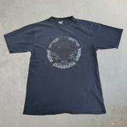 J- Vintage Avirex Embroidered Logo & Text Graphic Tee - XL