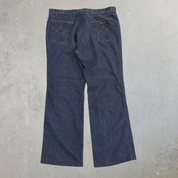 J- Vintage 70s Levi’s Action Slacks Straight Legs Denim Jeans - 36x29