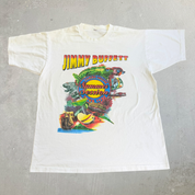 J- Vintage '95 Jimmy Buffet Summer Session Tour Graphic Single Stitch Tee - XL