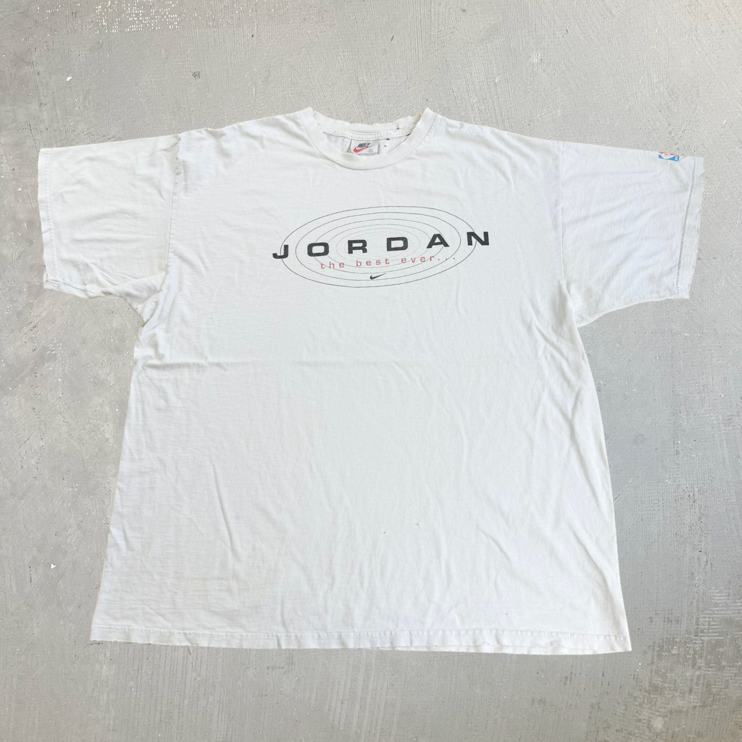 J- Vintage Nike '98 NBA Michael Jordan The Best Ever Graphic Tee - XL