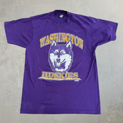 Vintage 90s University Of Washington Huskies Graphic Made In USA Single Stitch Tee - L
