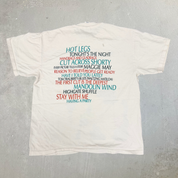 J- Vintage '93 Rod Stewart Tour Winterland Made In USA Single Stitch Tee - L