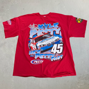 J- Vintage Nascar Kyle Petty He's Pretty Fast Graphic Car Tee - 2XL