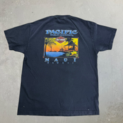 J- Vintage '99 Harley Davidson Maui Hawaii Made In USA Graphic Tee - L