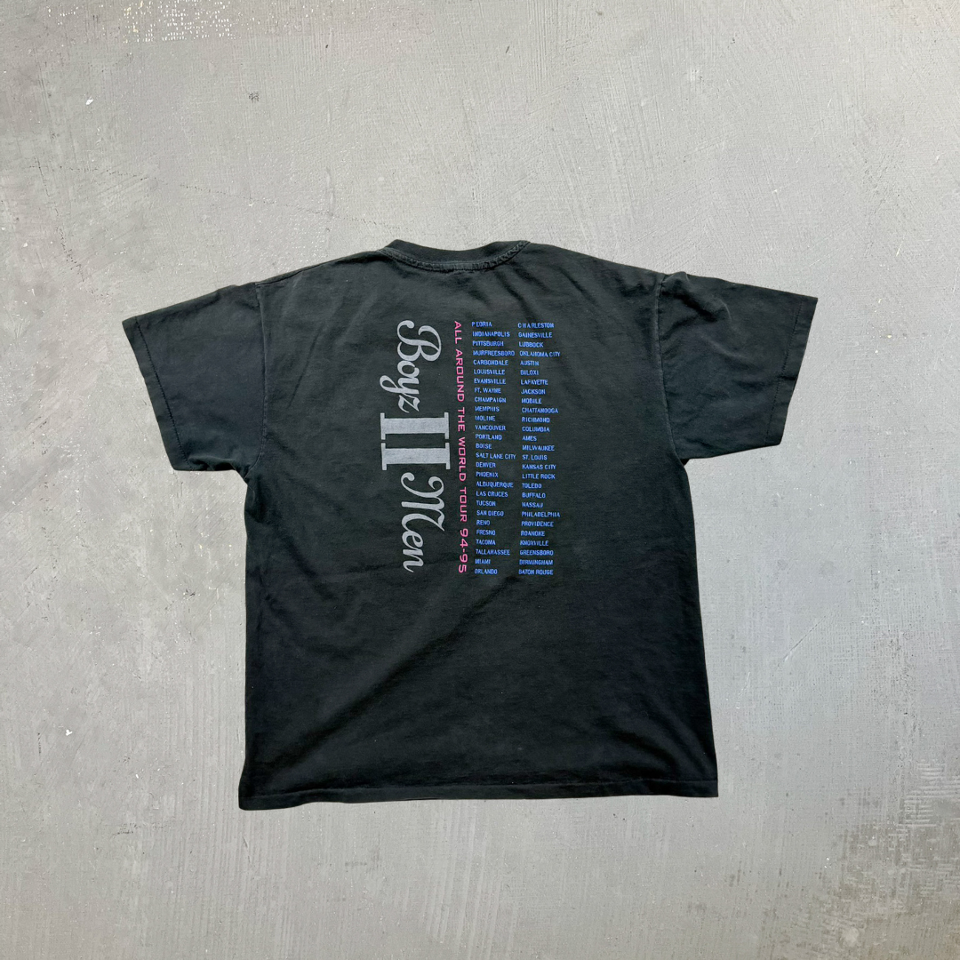 F- Vintage '94 Boys 2 Men Tour Picture Single Stitch Tee