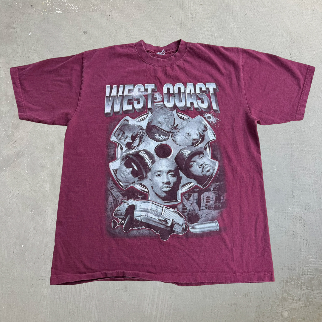 J- Vintage King Of The West Side Rappers Picture Tee - XL