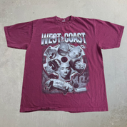 J- Vintage King Of The West Side Rappers Picture Tee - XL